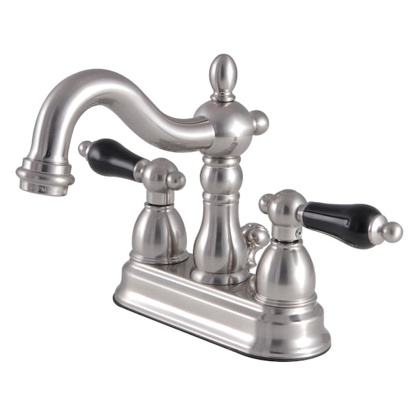 Kingston Brass 4" Centerset Bathroom Faucet, Brushed Nickel KB1608PKL - main